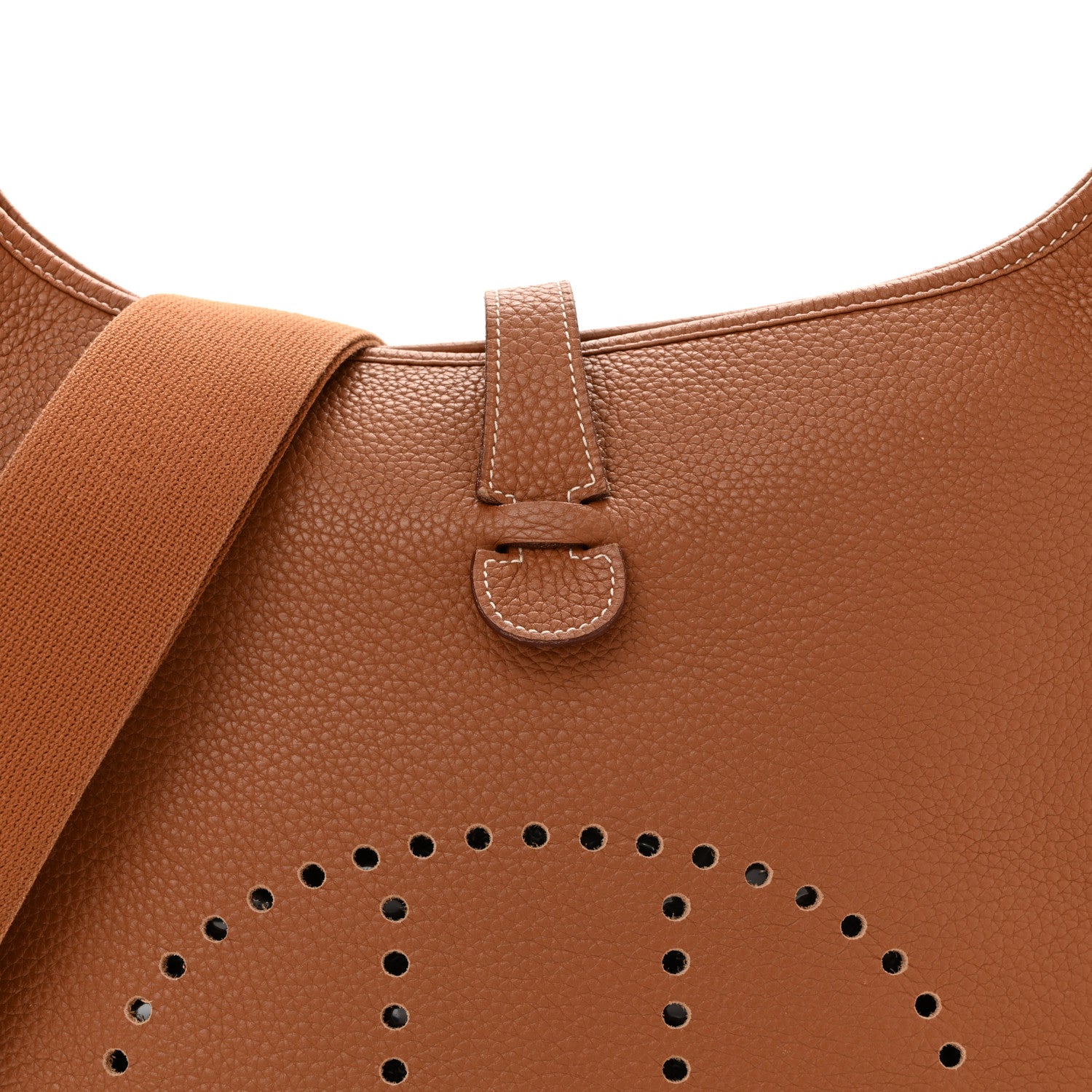 Hermes Taurillon Clemence Evelyne III PM Gold 8 of 14