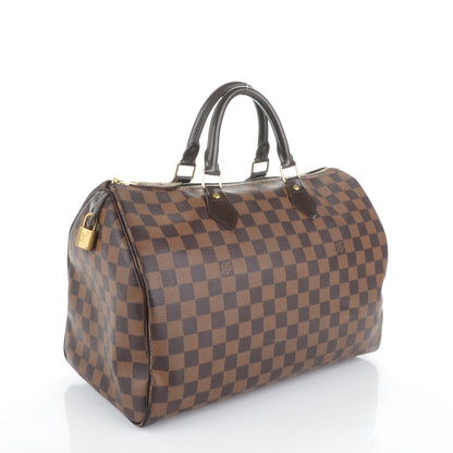 Louis Vuitton Damier Ebene Speedy 35 3 of 12