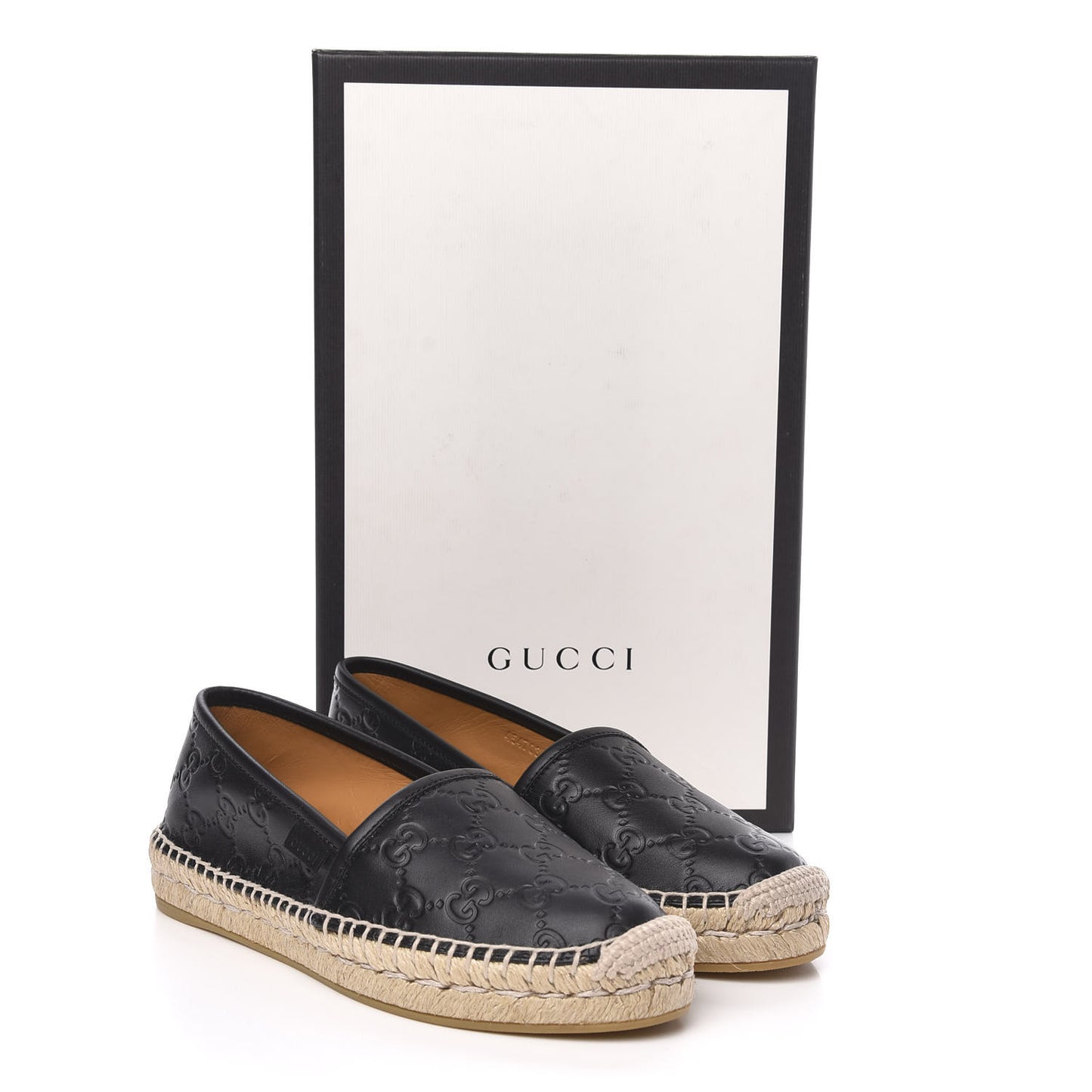 Guccissima Signature Espadrilles 35.5 Black