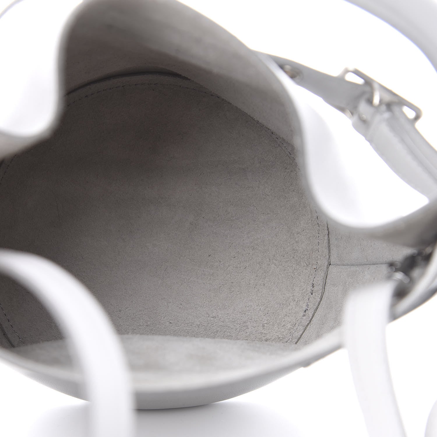 Celine Smooth Calfskin Nano Big Bag Bucket Light Grey 6 of 11