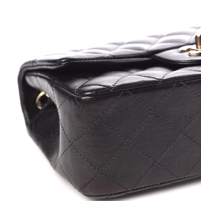 Chanel Lambskin Quilted Mini Rectangular Flap Black 8 of 10