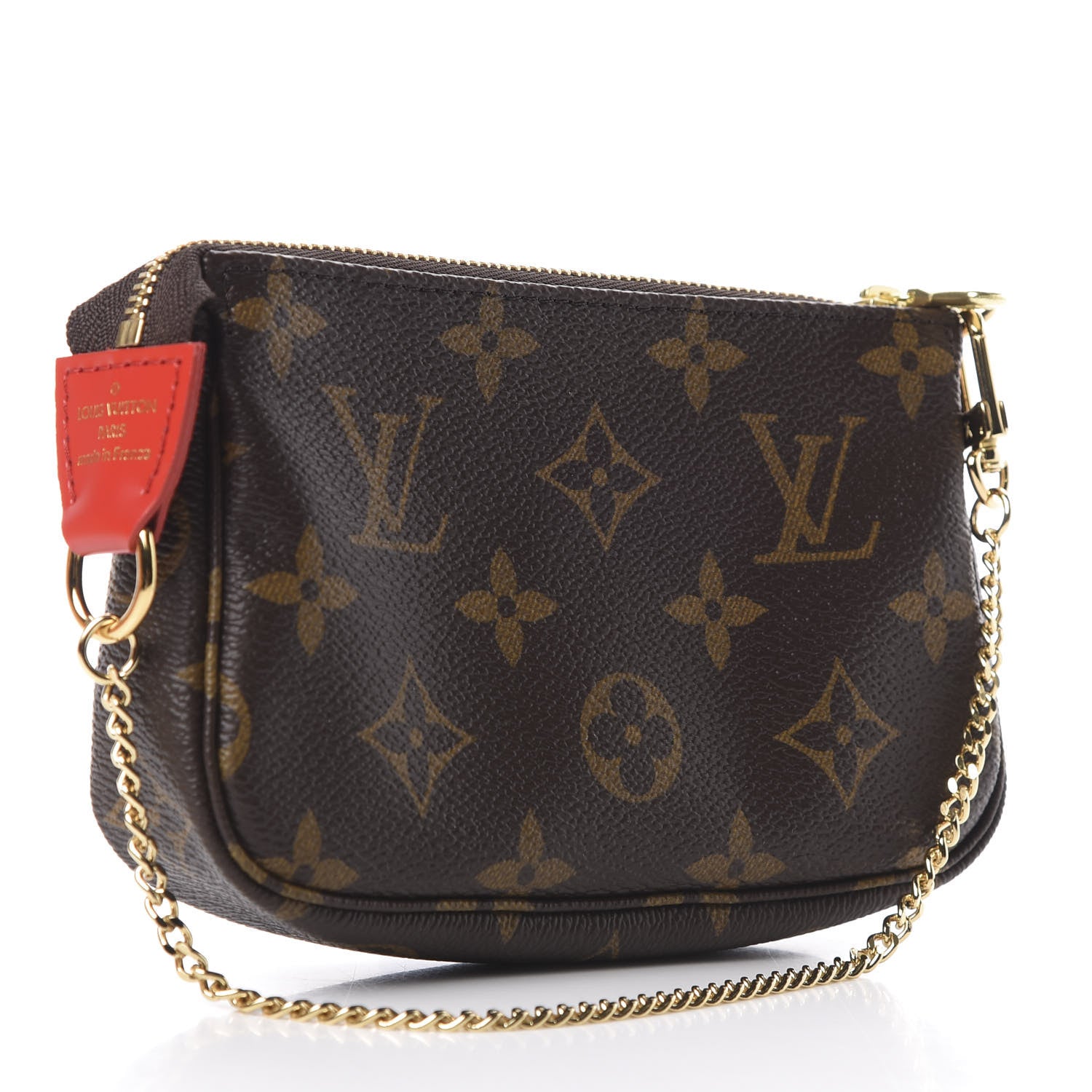 Louis Vuitton Monogram 2020 Christmas Animation Bumper Cars Mini Pochette Accessories Coquelicot 3 of 10