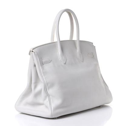 Hermes Swift Birkin 35 White 4 of 29