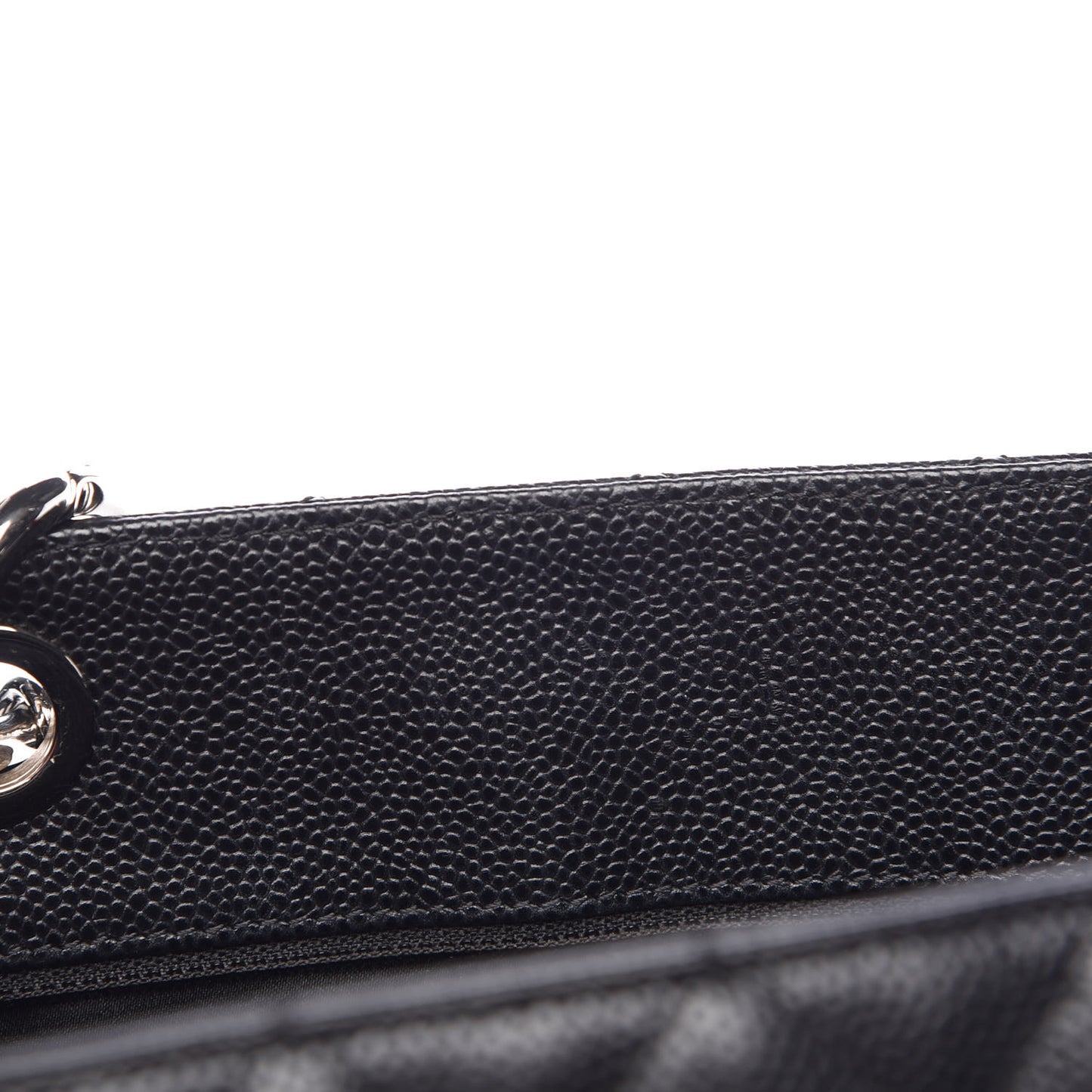 Caviar Quilted Grand Shopping Tote GST Black