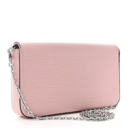 Louis Vuitton Epi Pochette Felicie Rose Ballerine 4 of 13