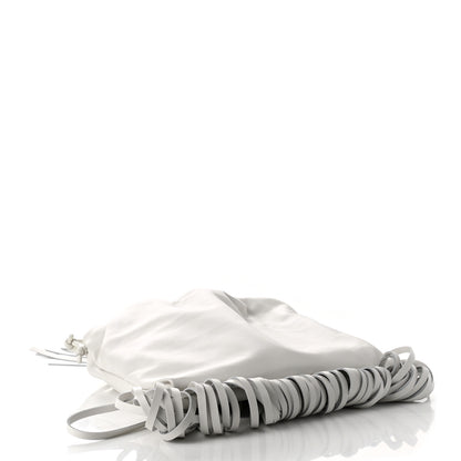 Bottega Veneta Nappa The Fringe Pouch Shoulder Bag White 2 of 6