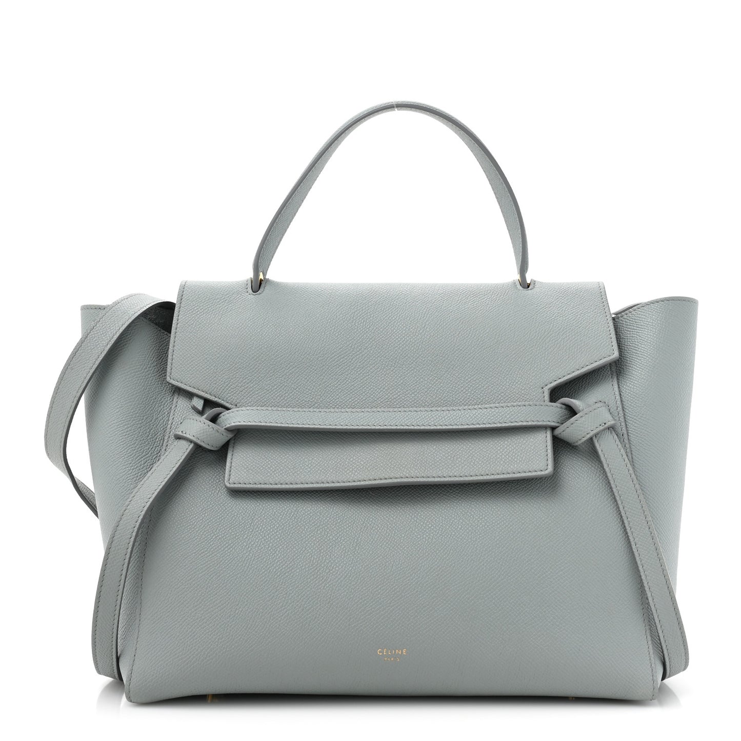 Grained Calfskin Mini Belt Bag Cloud