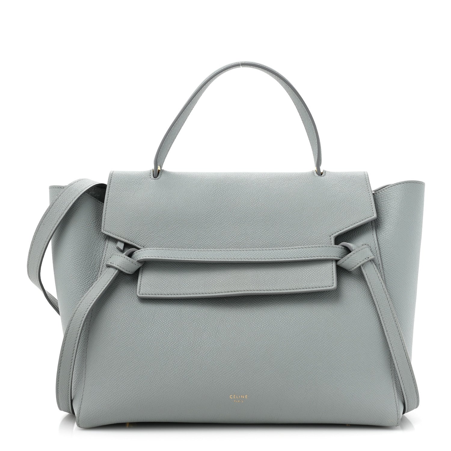 Celine Grained Calfskin Mini Belt Bag Cloud 1 of 17