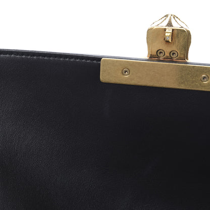 Gucci Calfskin Crystal Embellished Future Shoulder Bag Black 11 of 11