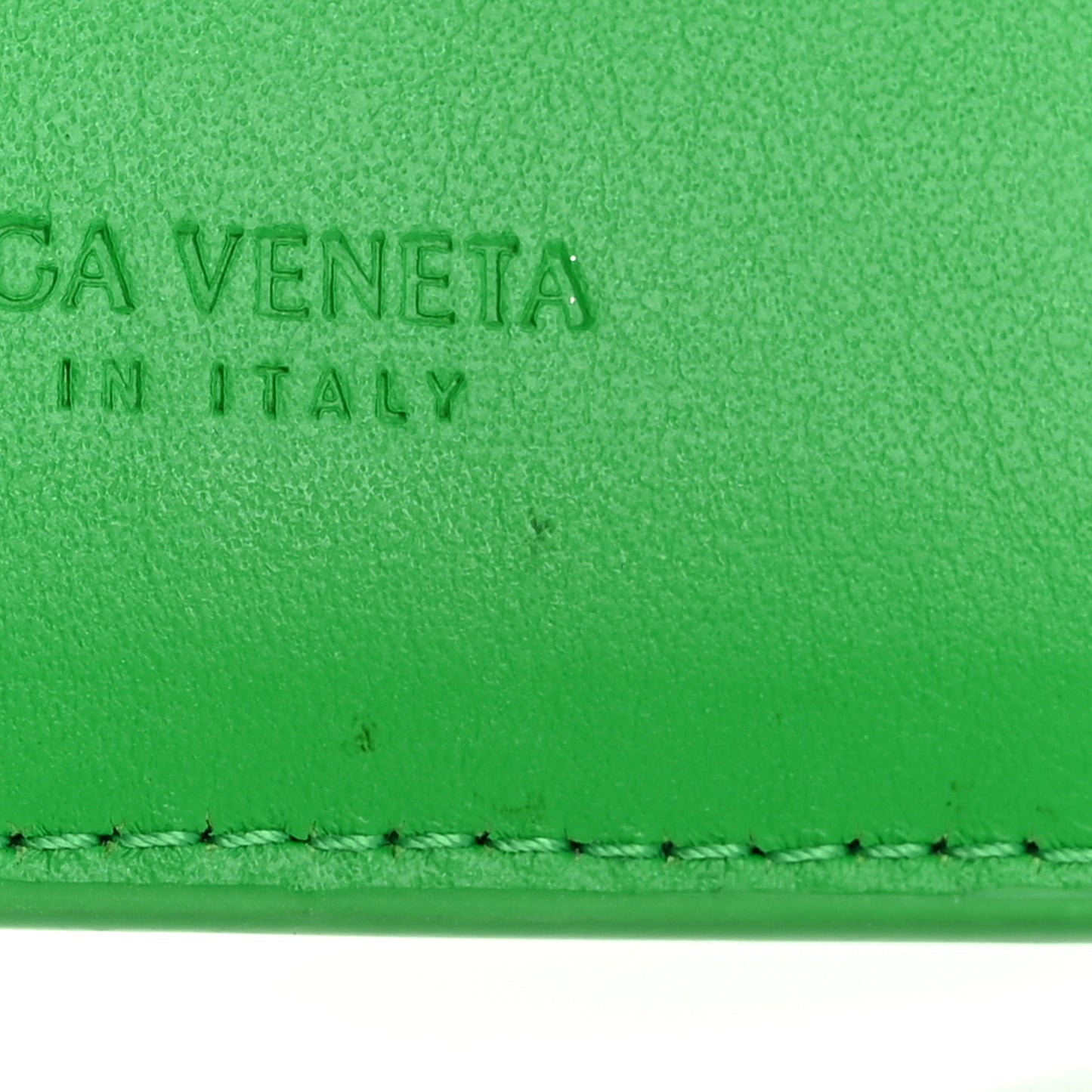 Nappa Maxi Intrecciato Zip Card Holder Parakeet