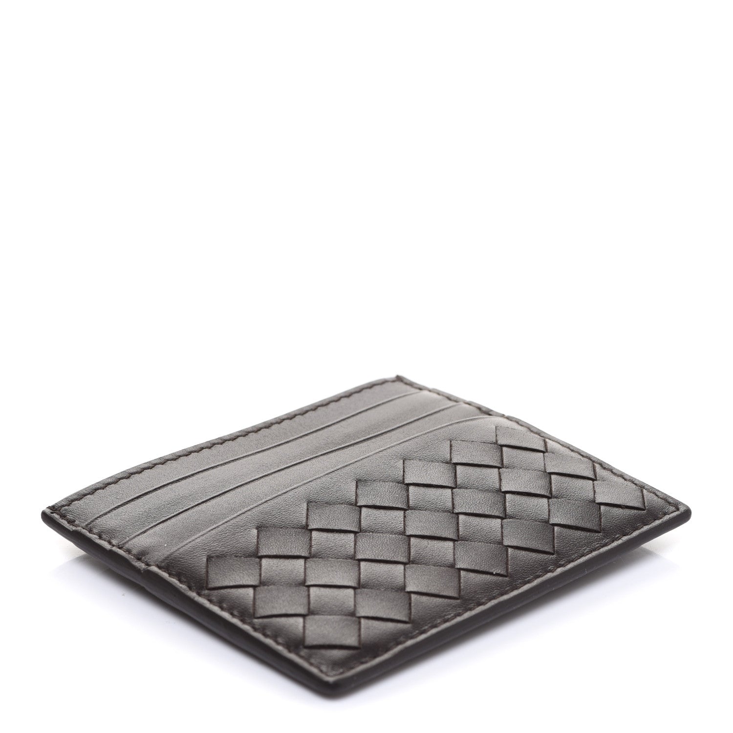 Bottega Veneta Nappa Intrecciato Card Holder Coffee 4 of 7