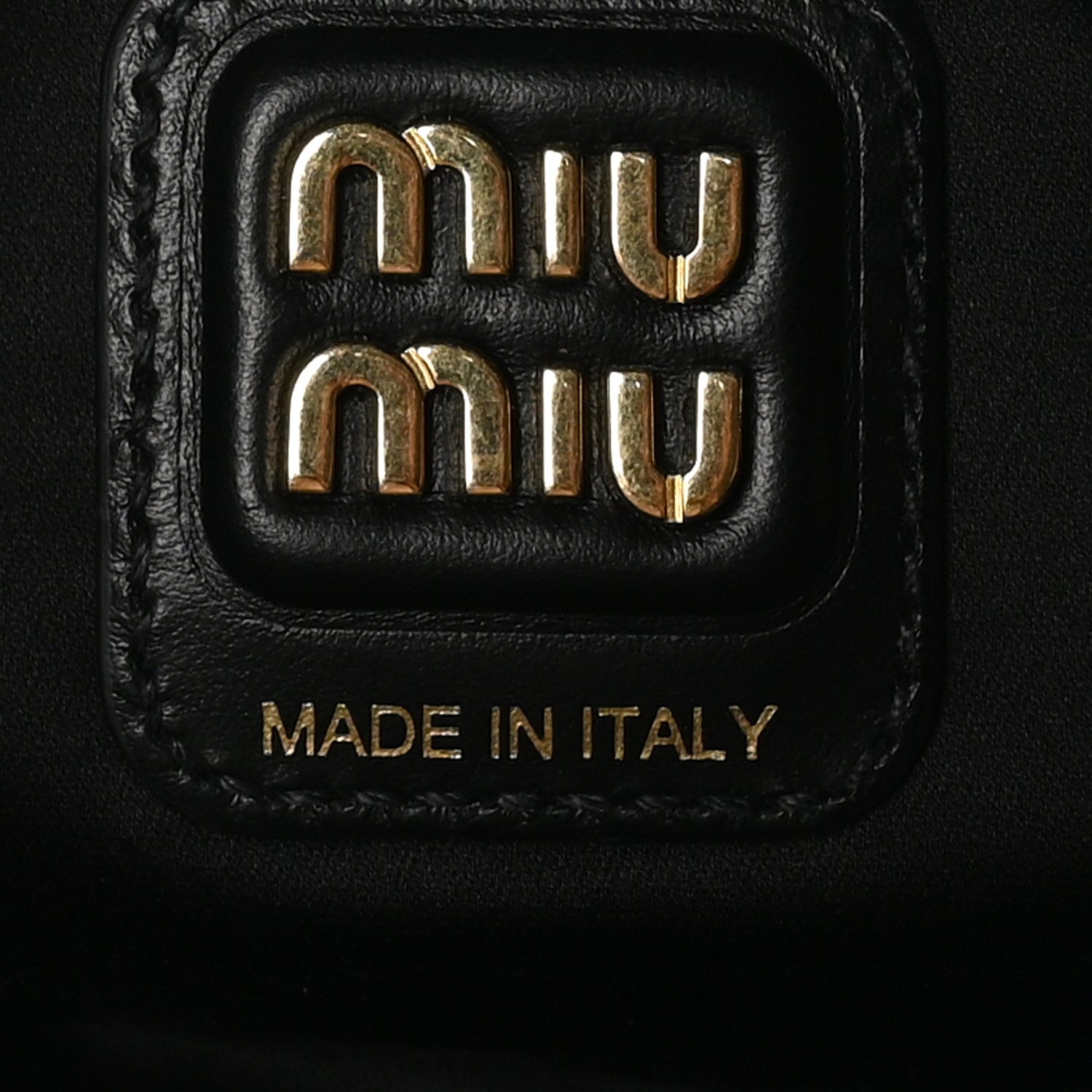 Miu Miu Calfskin Softy Medium Beau Top Handle Bag Black 6 of 9