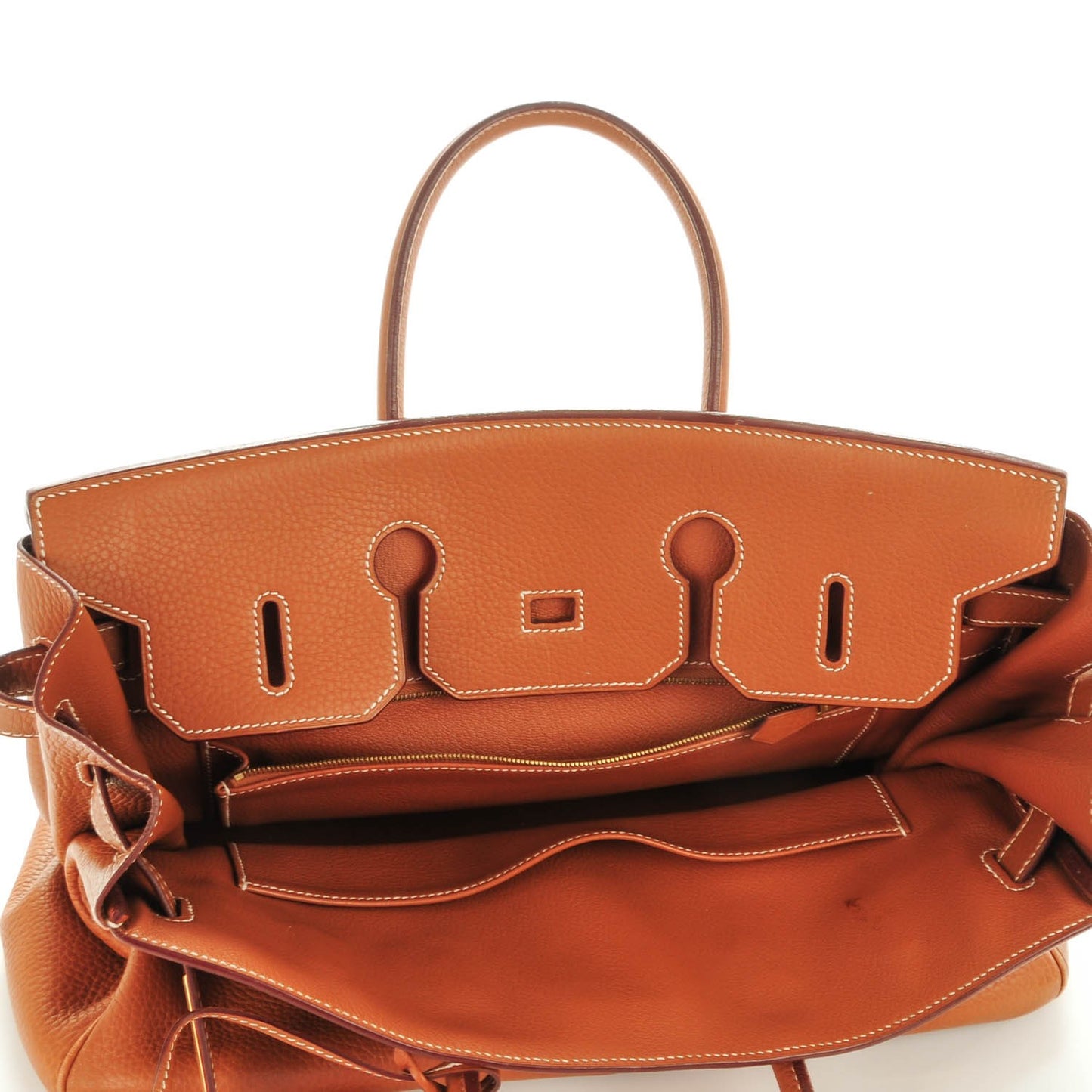 Taurillon Clemence Birkin 35 Gold