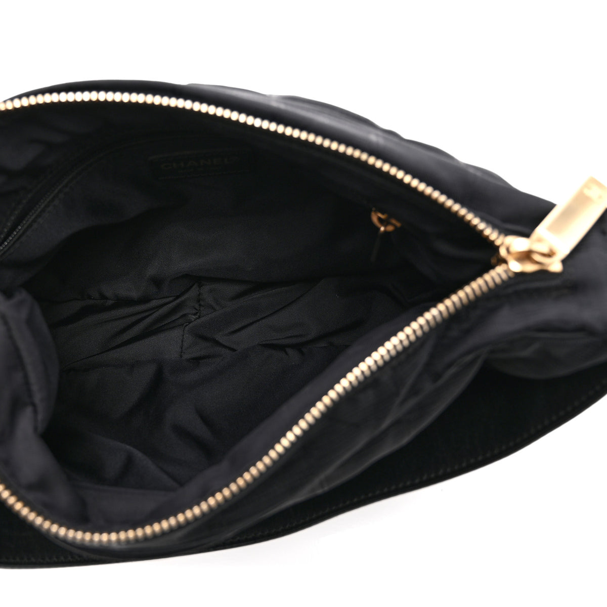 Nylon Travel Hobo Black