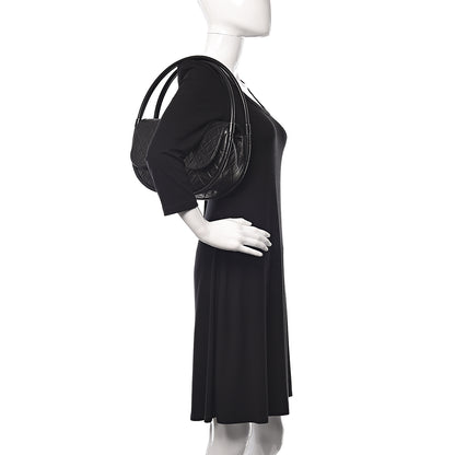 Chanel Lambskin Quilted Medium Hula Hoop Flap Black 2 of 10