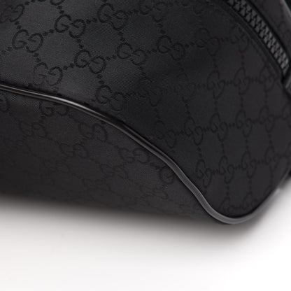 Gucci Nylon Monogram Fanny Pack Belt Bag Black 5 of 9