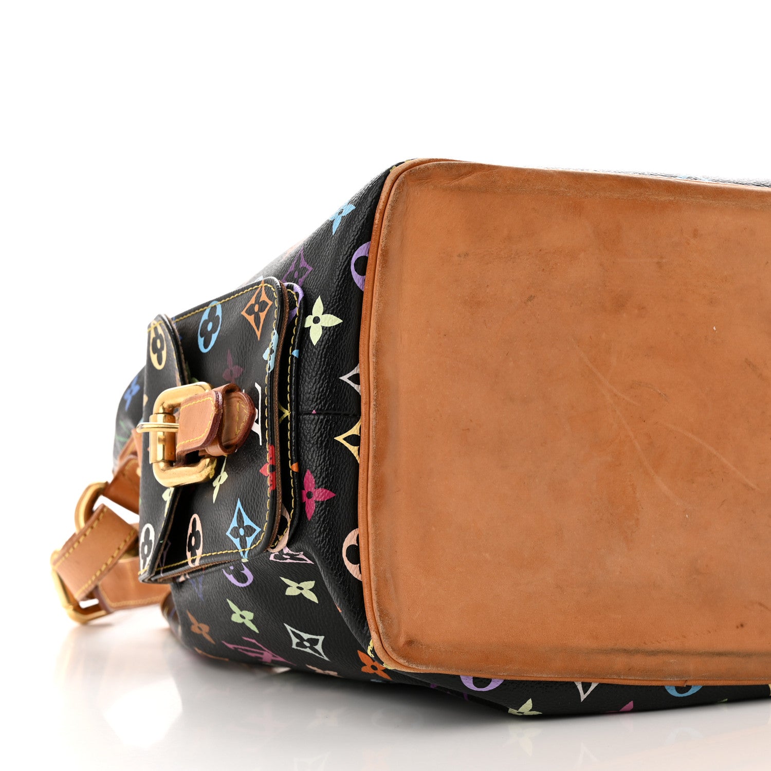 Louis Vuitton Monogram Multicolor Petit Noe Black 8 of 11
