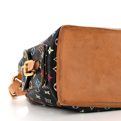 Louis Vuitton Monogram Multicolor Petit Noe Black 8 of 11