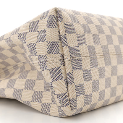 Louis Vuitton Damier Azur Graceful MM Rose Ballerine 8 of 11