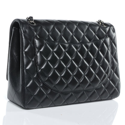 Chanel Lambskin Maxi Single Flap Black 3 of 7
