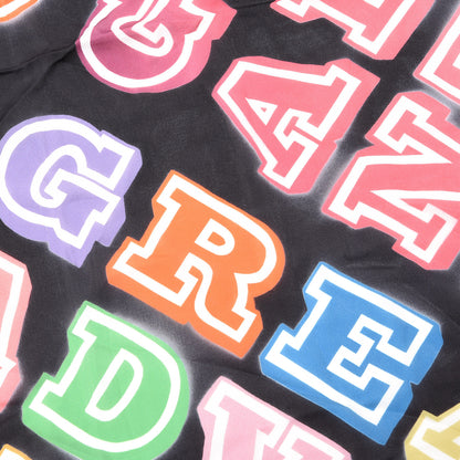 Louis Vuitton Silk Neon Great Adventures Giant Square Scarf Black 2 of 3