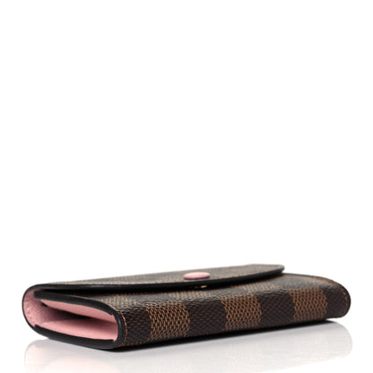 Louis Vuitton Damier Ebene Rosalie Coin Purse Rose Ballerine 4 of 8