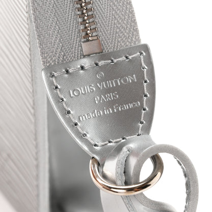 Louis Vuitton Epi Pochette Accessories Metallic Silver 5 of 8