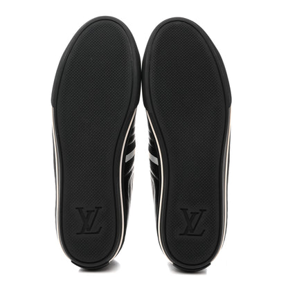 Louis Vuitton Calfskin Mens Cosmos Sneakers 8 Black 6 of 12