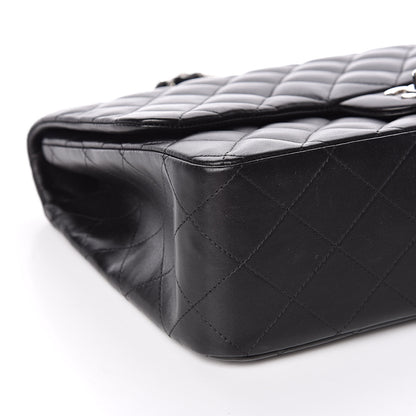 Chanel Lambskin Quilted Jumbo Single Flap Black 8 of 11