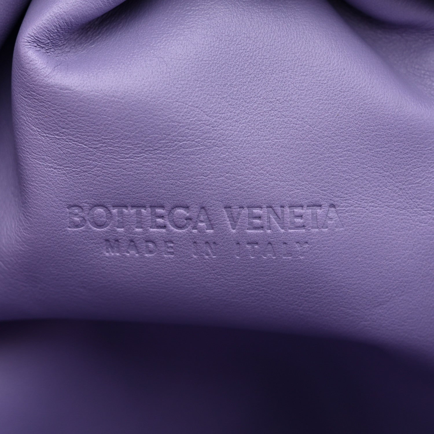 Bottega Veneta Smooth Butter Calf The Pouch Oversized Clutch Lavender 6 of 10
