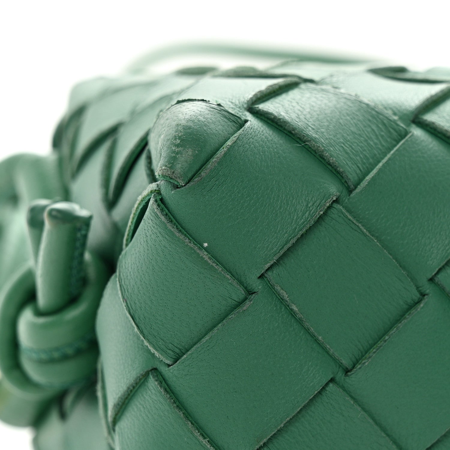 Bottega Veneta Nappa Intrecciato Candy Loop Camera Bag Mermaid