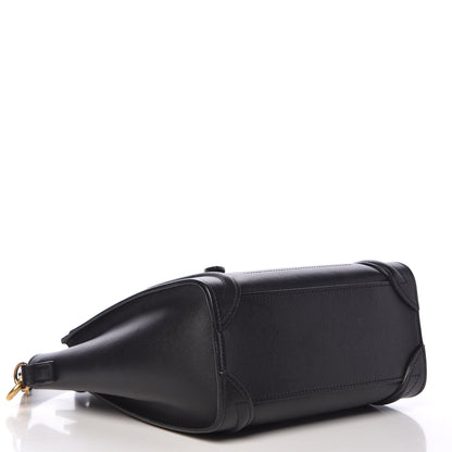 Celine Smooth Calfskin Nano Luggage Black 4 of 12