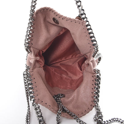 Stella McCartney Shaggy Deer Mini Falabella Fold Over Tote Pink 5 of 7
