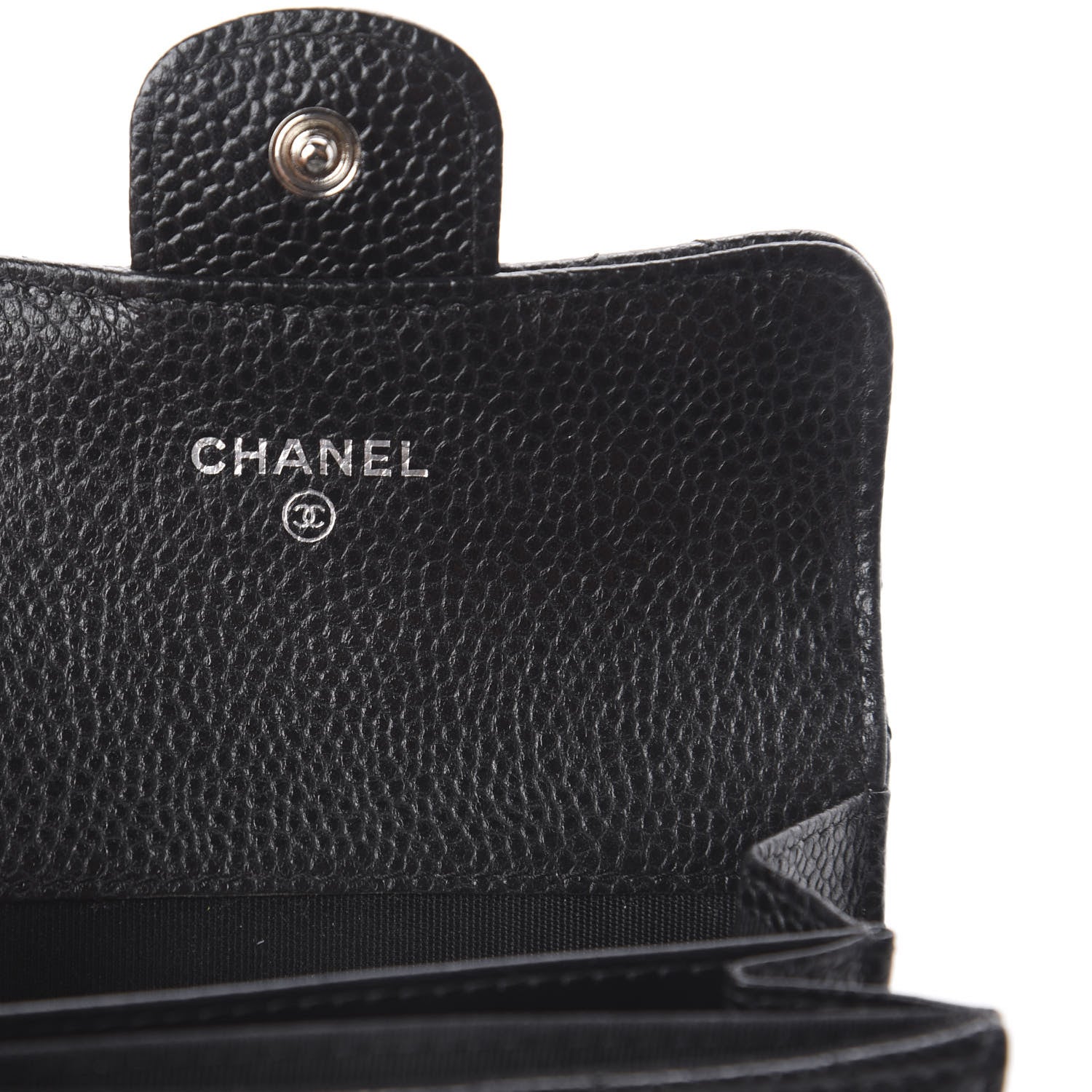 Chanel Caviar Quilted Flap Card Holder Black 5 of 6