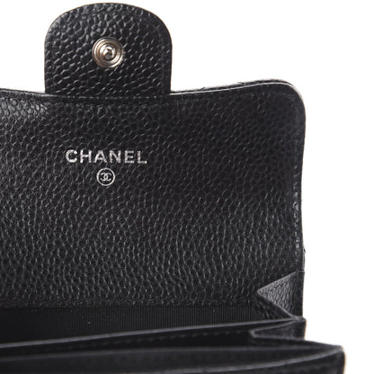 Chanel Caviar Quilted Flap Card Holder Black 5 of 6