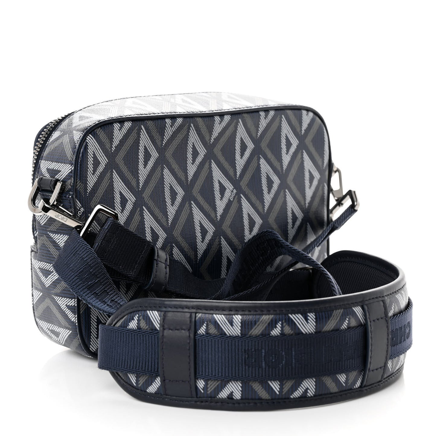 Coated Canvas CD Diamond Safari Messenger