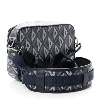 Christian Dior Coated Canvas CD Diamond Safari Messenger 3 of 9