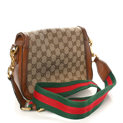 Gucci Monogram Medium Lady Web Shoulder Bag Beige Cuir 2 of 11