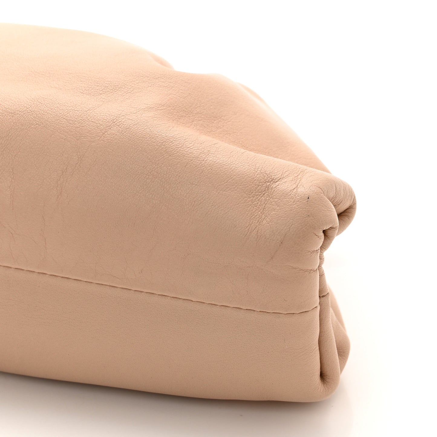Butter Calfskin The Mini Pouch Almond