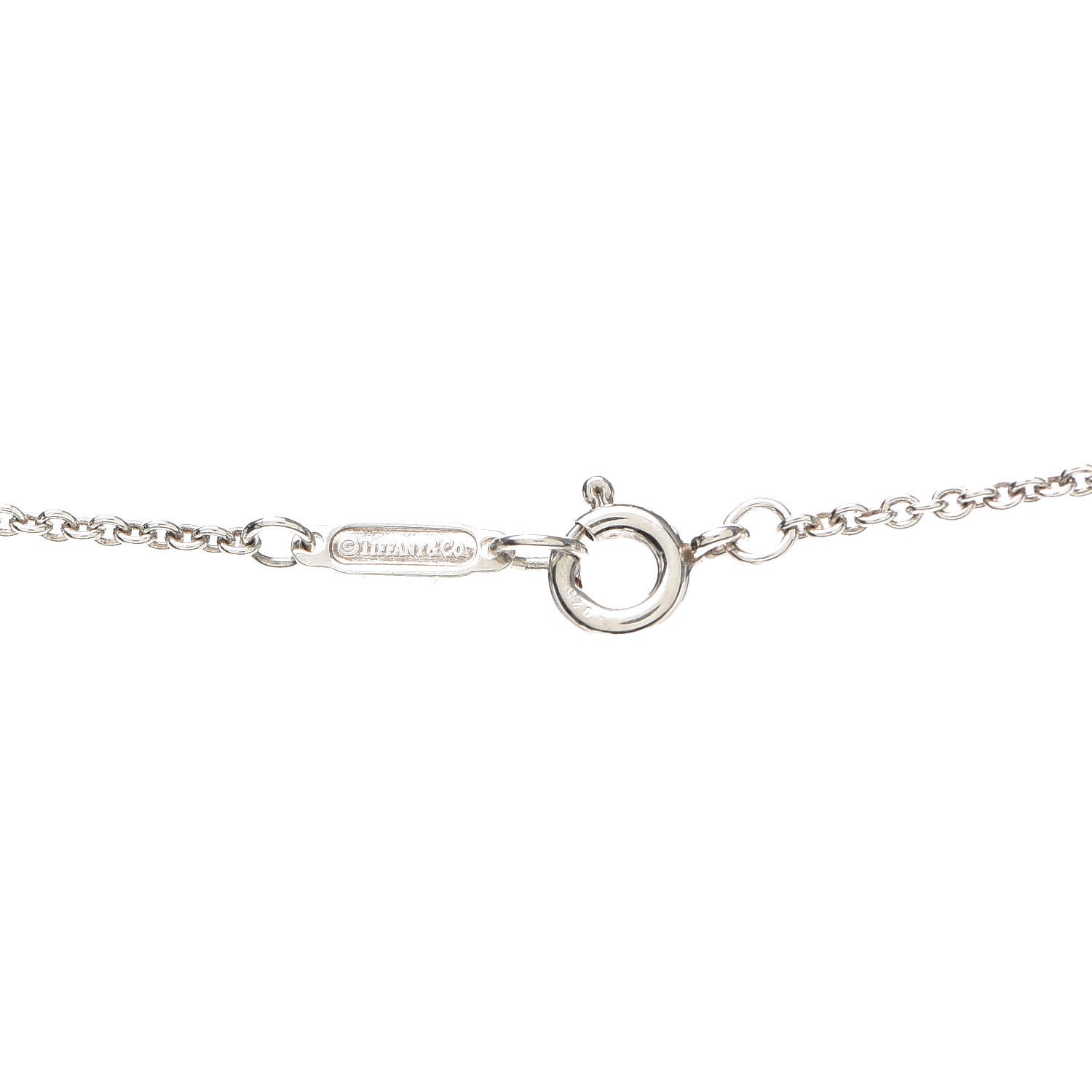 Tiffany Sterling Silver Signature X Pendant Necklace 4 of 5