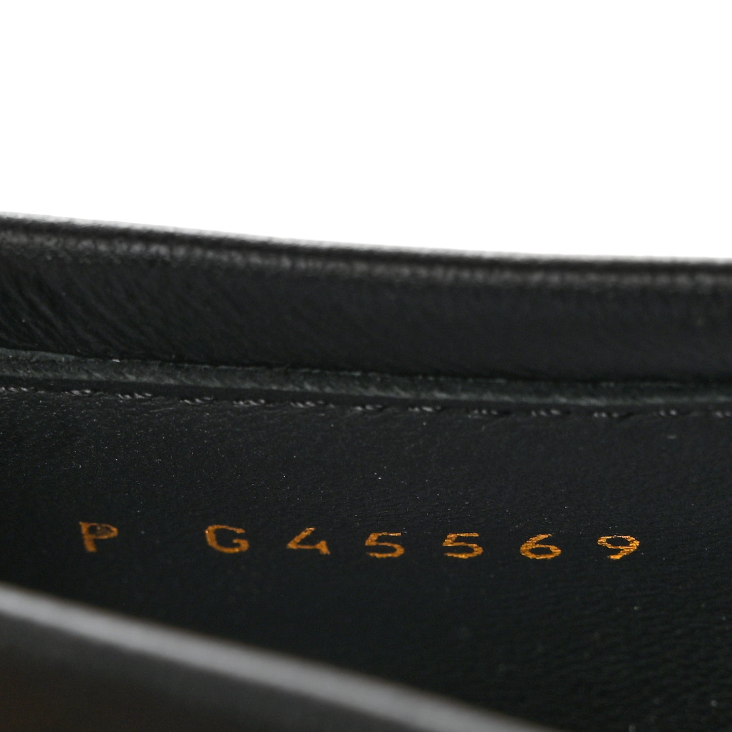 Lambskin Enamel CC Moccasin Loafers 37.5 Black