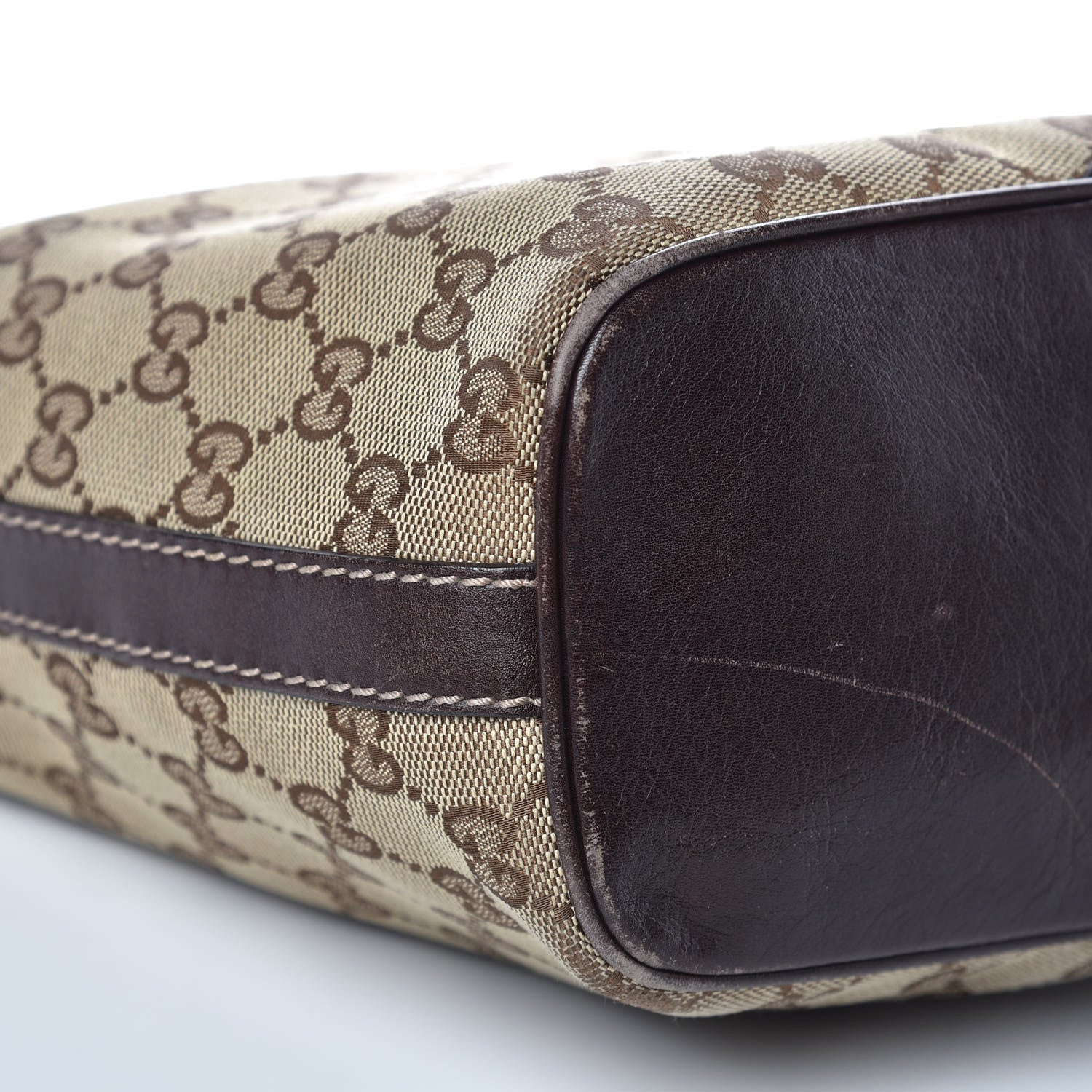 Gucci Monogram Medium New Britt Hobo Brown 7 of 11