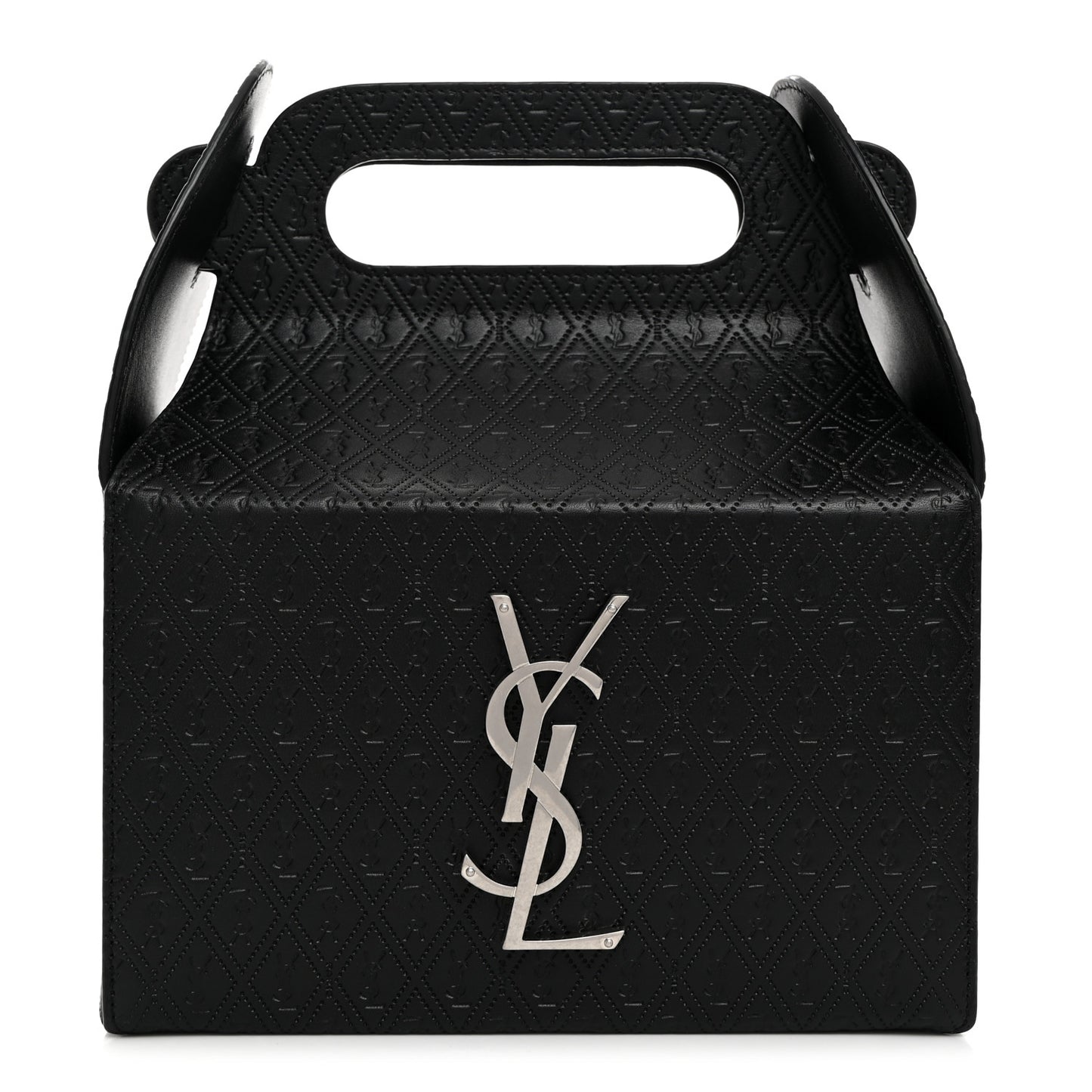Calfskin Monogram Take Away Box Black