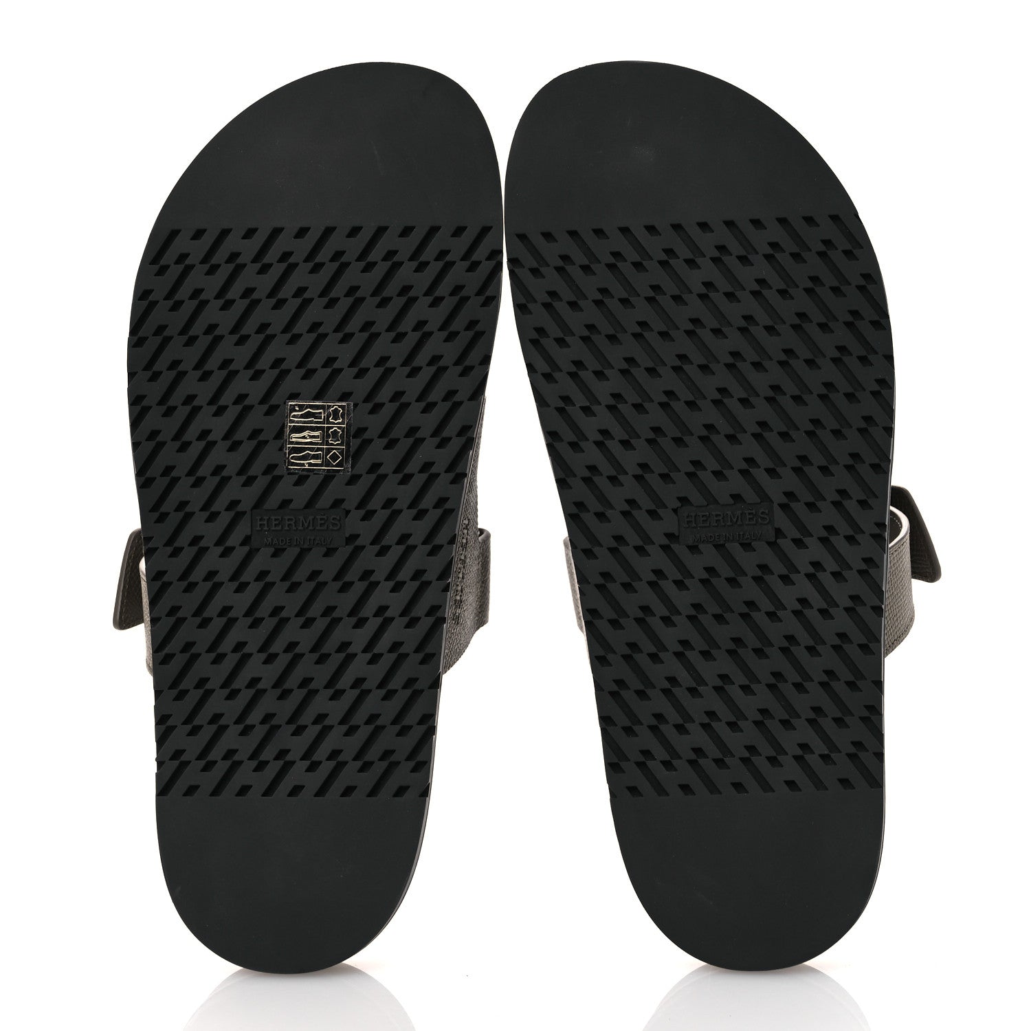 Hermes Epsom Womens Chypre Sandals 39 Etoupe 7 of 10