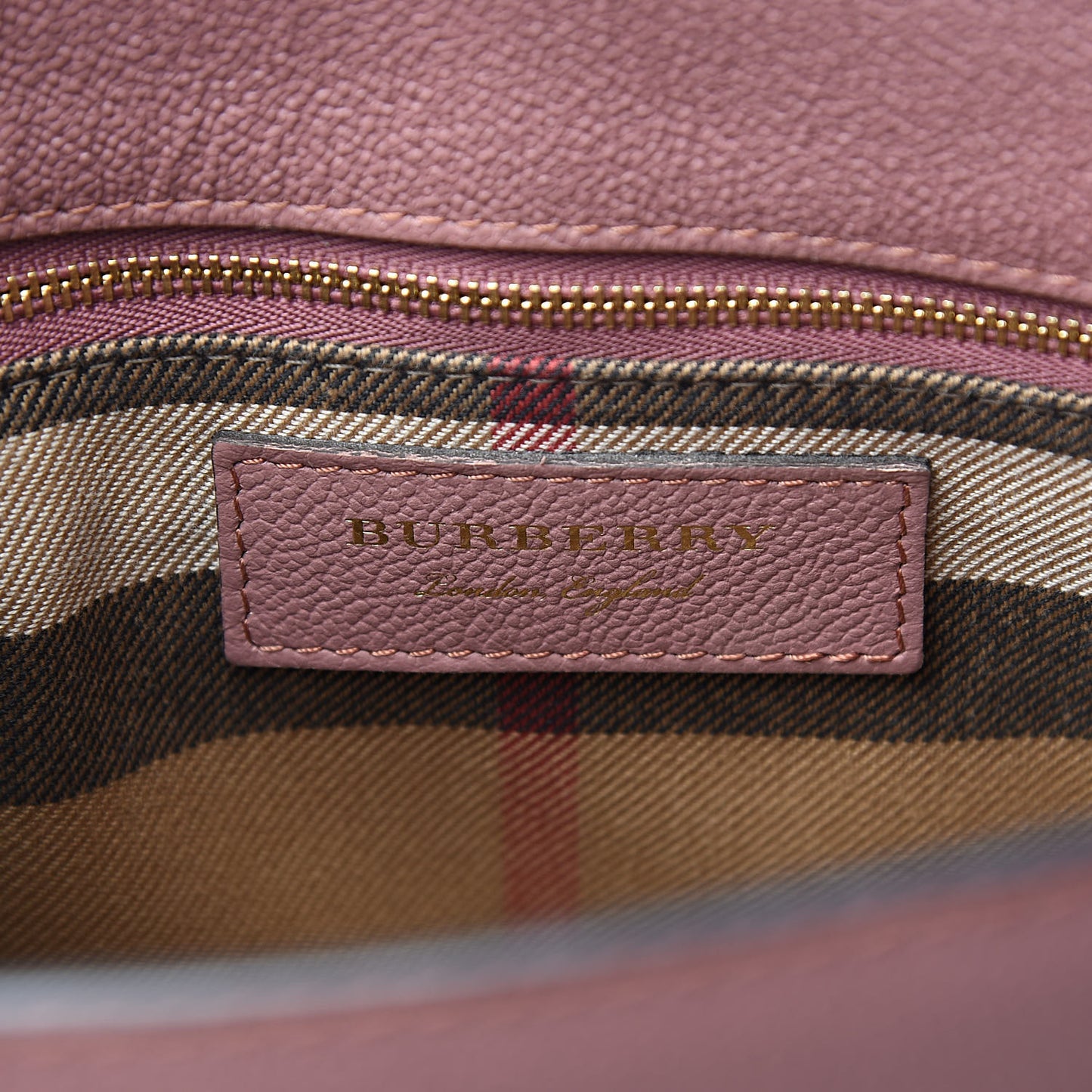 Soft Grain Calfskin Small Buckle Tote Dusty Pink