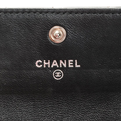 Chanel Lambskin Quilted Flap Card Holder Black 5 of 7