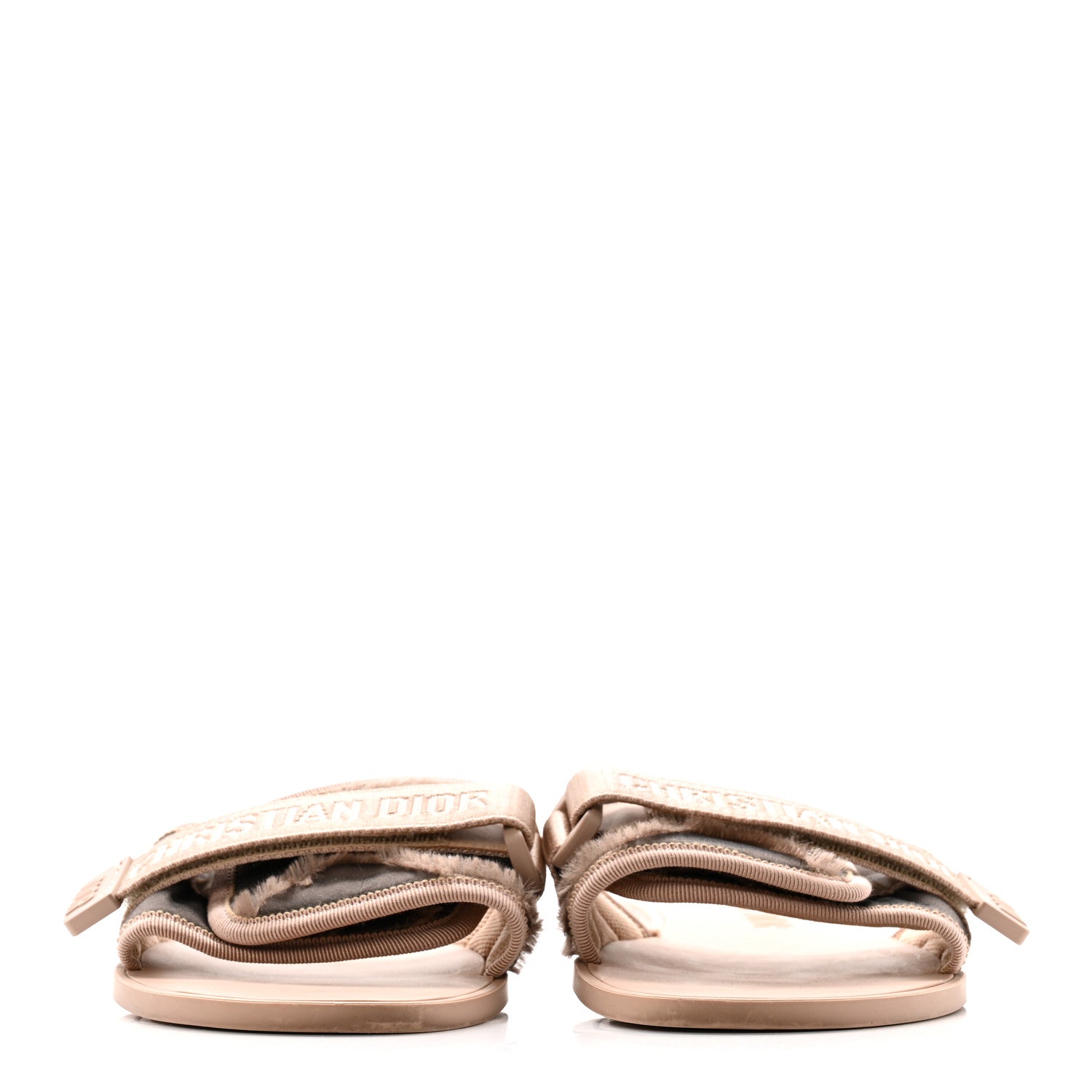 Christian Dior Canvas Nylon Camouflage Dior(e)volution Mule Slide Sandals 41 Nude 3 of 9