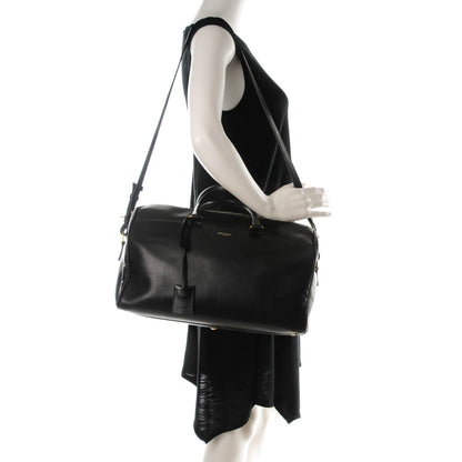 Saint Laurent Calfskin Classic Duffle 12 Black 2 of 10