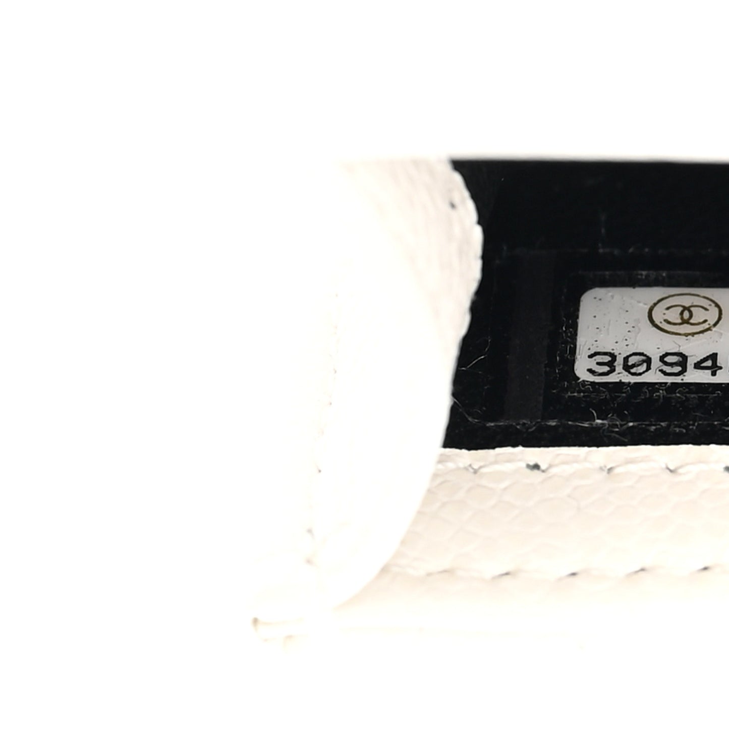 Caviar Quilted Airpods Pro Holder Belt White