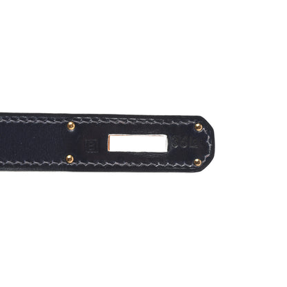 Hermes Box Kelly Sellier 28 Bleu Marine 6 of 11